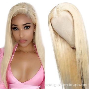 Uniky Wholesale 613 HD Full Lace Wig Human Hair,Cheap Blonde 613 transparent Lace Frontal Wig,13x4 13x6 Virgin Lace Front Wig
